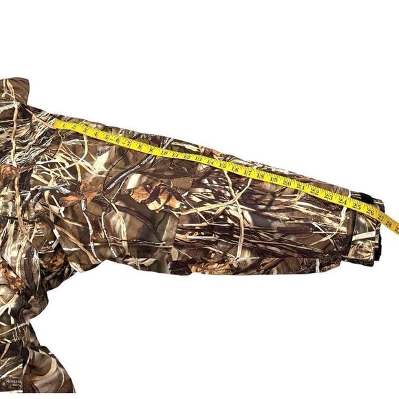 Realtree Camo Mens Hunting Jacket Insulated Waterfowl Parka 3XL Missing Hood - Picture 10 of 14